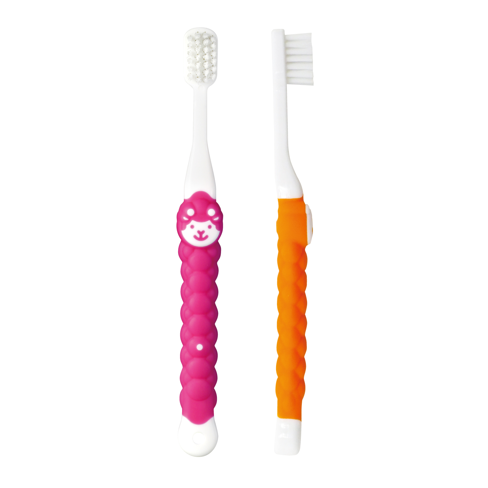 EBISU/惠百施日本原装进口儿童牙刷小孩蛀牙呵护牙龈2支
