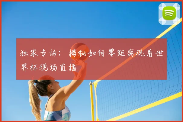 独家专访:揭秘如何零距离观看世界杯现场直播