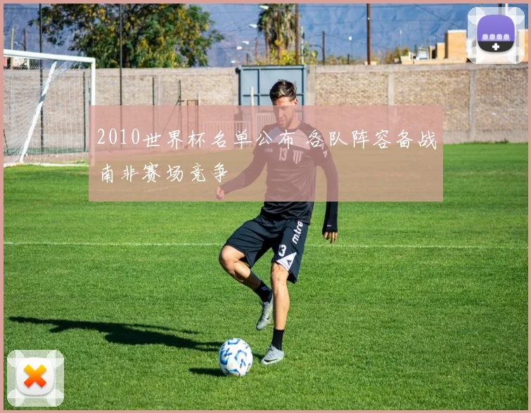 2010世界杯名单公布 各队阵容备战南非赛场竞争