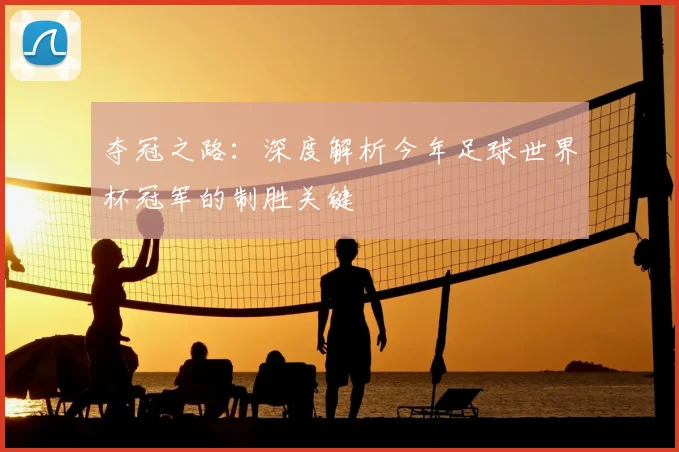 夺冠之路:深度解析今年足球世界杯冠军的制胜关键